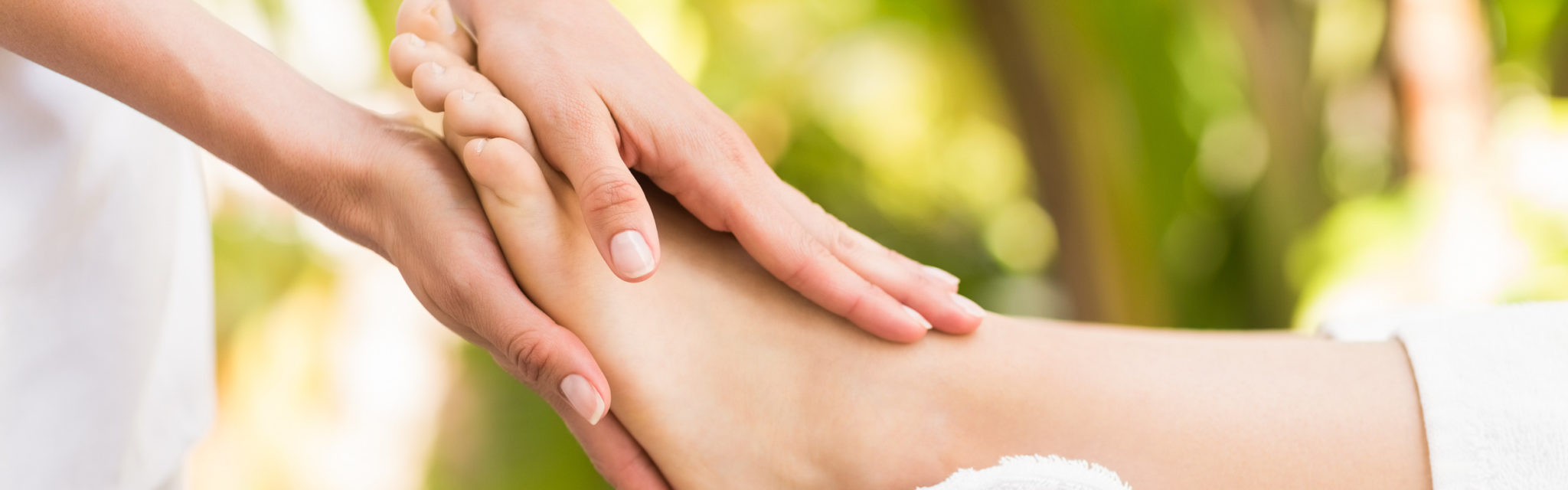 Close Up,of,a,young,woman,receiving,foot,massage,at,spa