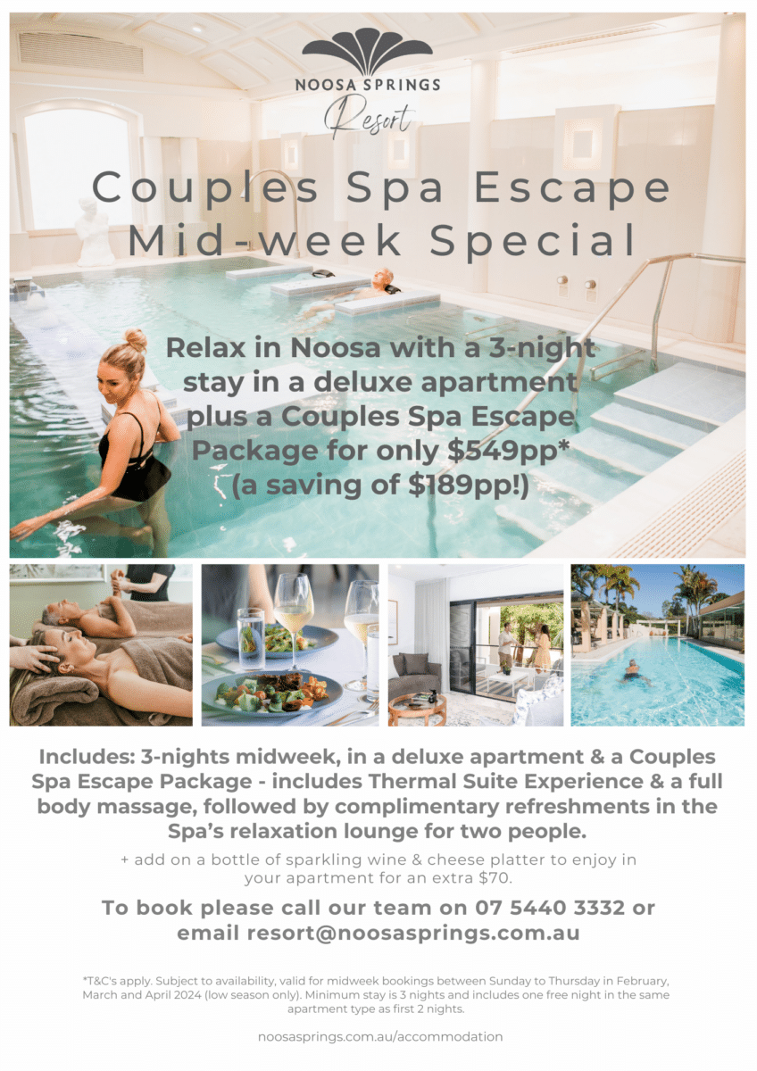 Resort Midweek Special Couples Spa Escape A4